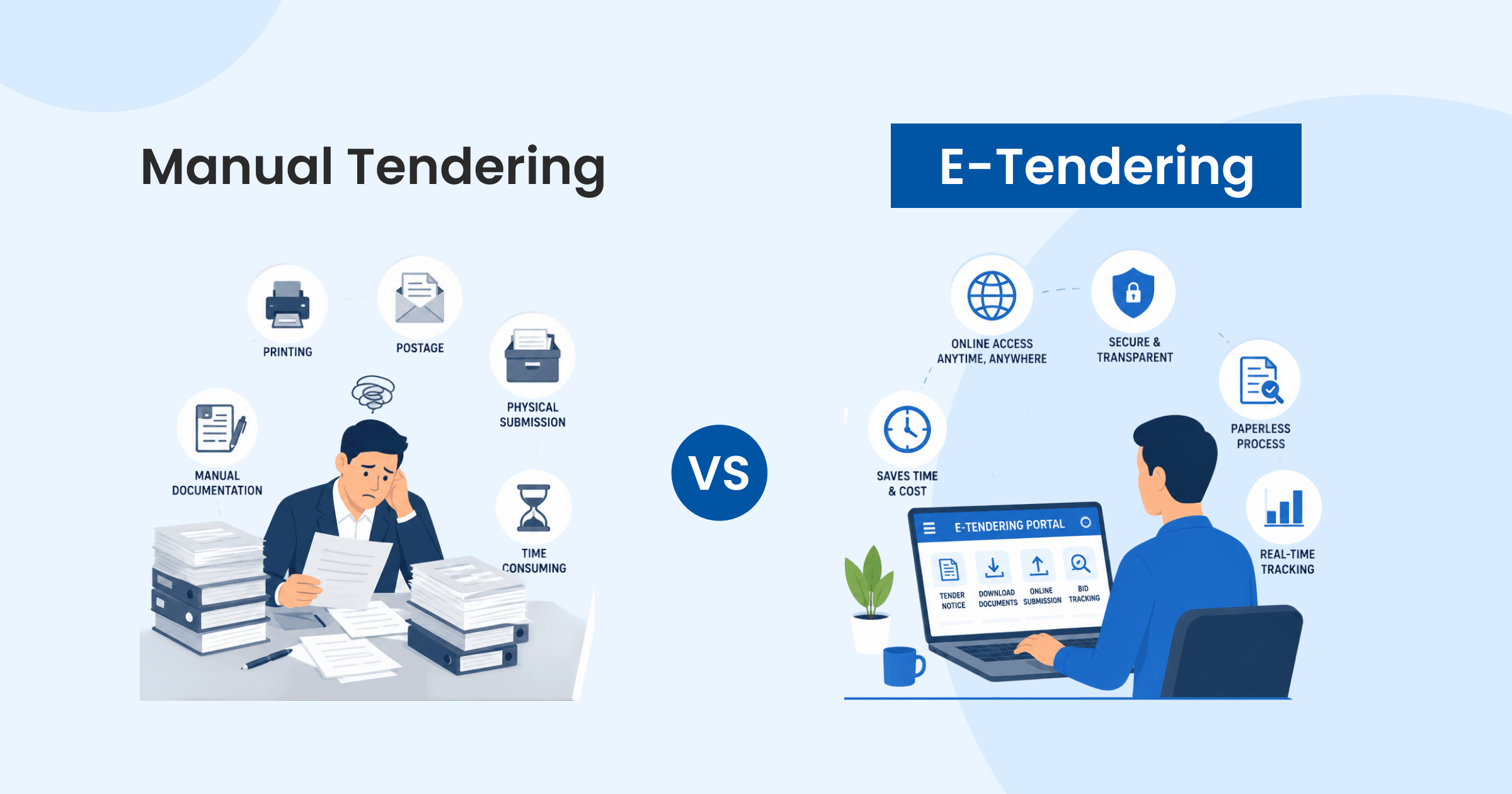 Manual Tendering vs E-Tendering: Which One Drives Better Procurement